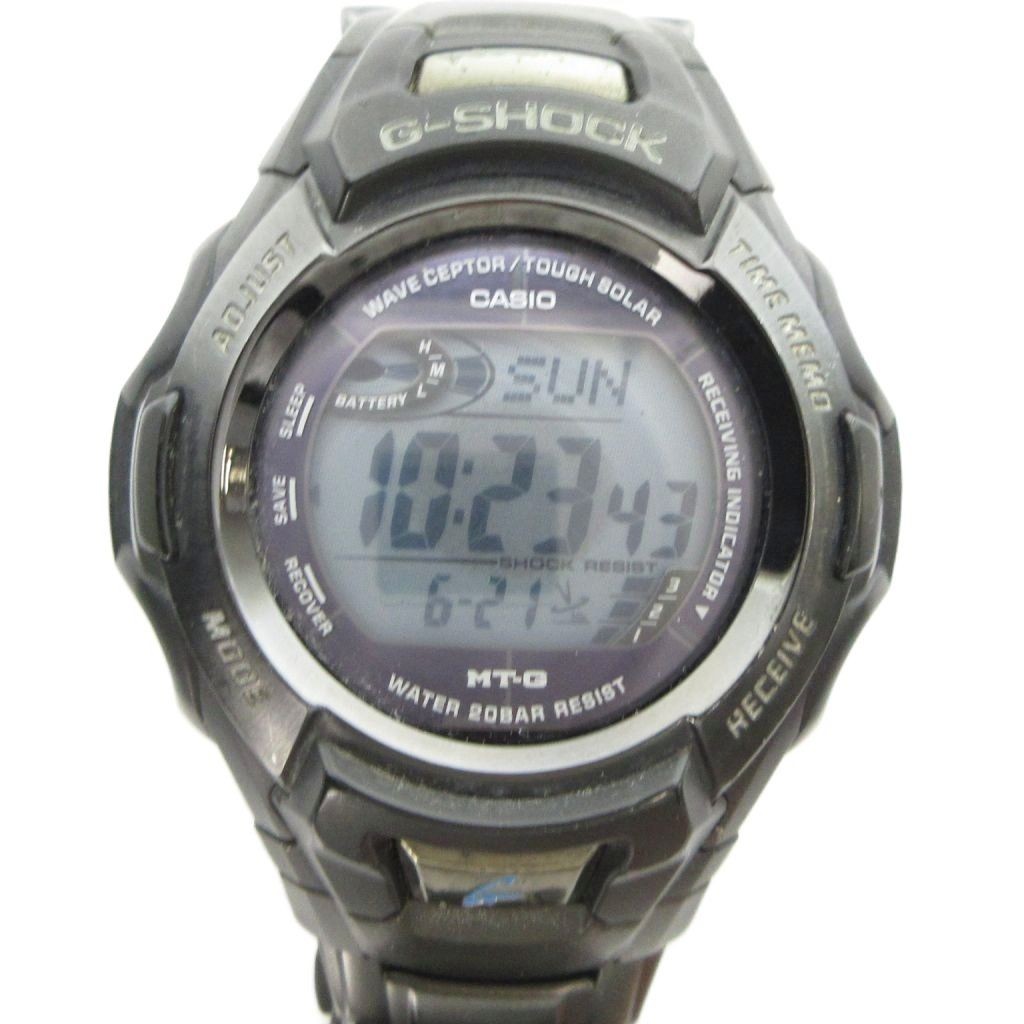 Casio G SHOCK MTG 910DJ Black Force Watch Solar Digital with Calendar Logo Black