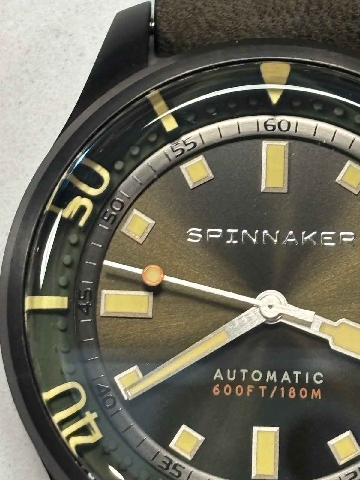 Spinnaker Bradner Military Green Automatic Compressor Diver 42mm Sapphire 180mm