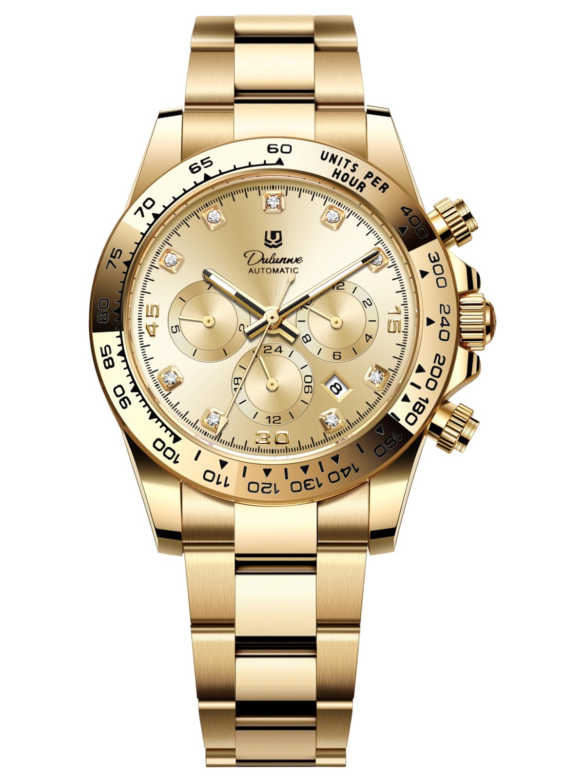 Automatic Watches for Men Mechanical Automatic Winding Movement Sports Chrono…