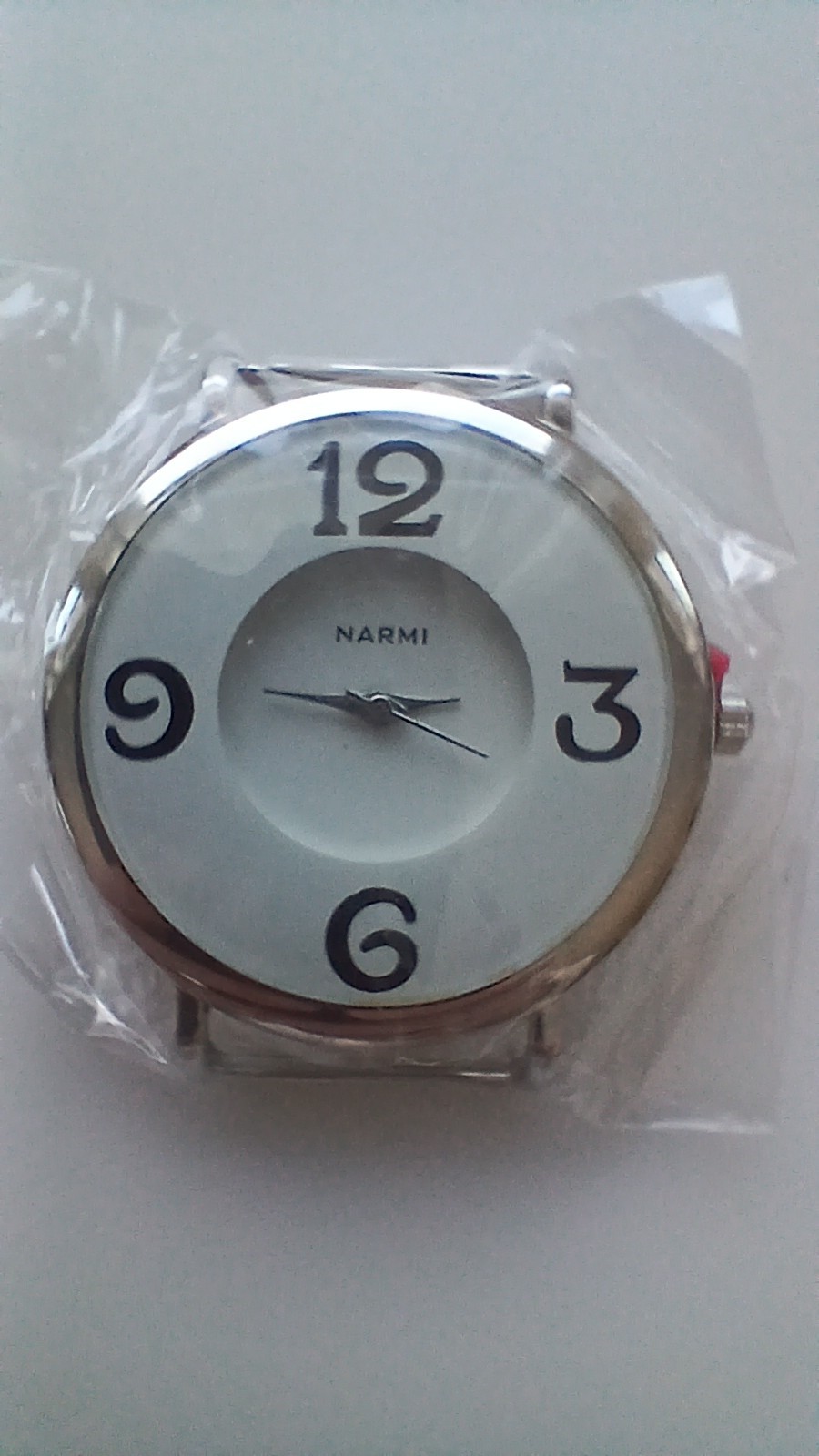 NARMI Assorted Watch Faces – Set of 10, White & Silver, DIY Jewelry Making