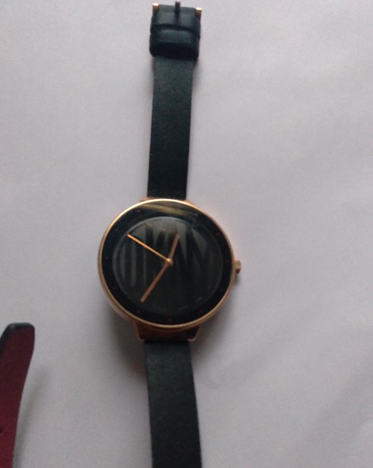 DKNY Women’s Black and Red Watch