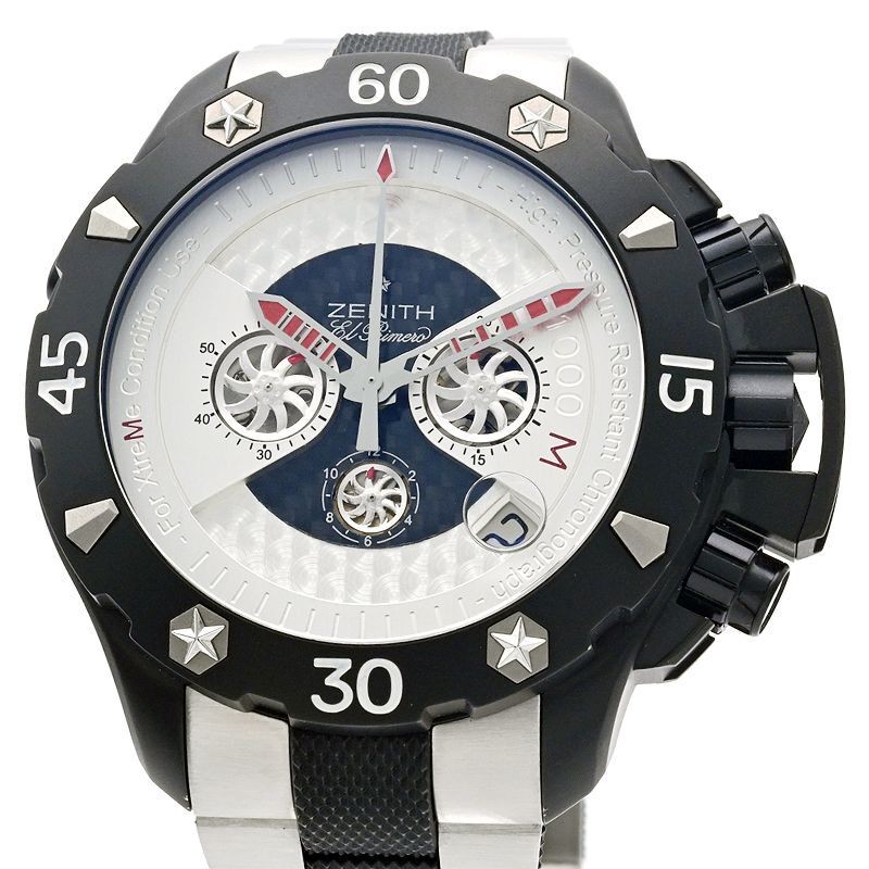 ZENITH Defy El Primero Extreme Chronograph 96.0525.4000/21 Silver Watch Auth