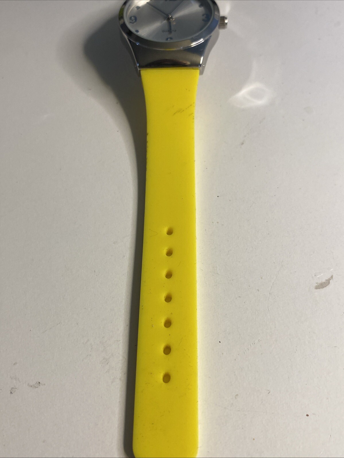 Cute And Fun Yellow Quartz Watch Second Hand. New Battery