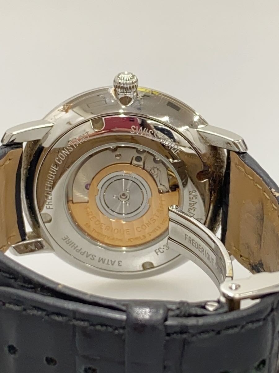 Frederique Constant FC-306/312X4S22 Automatic Beige Dial Black Leather Watch