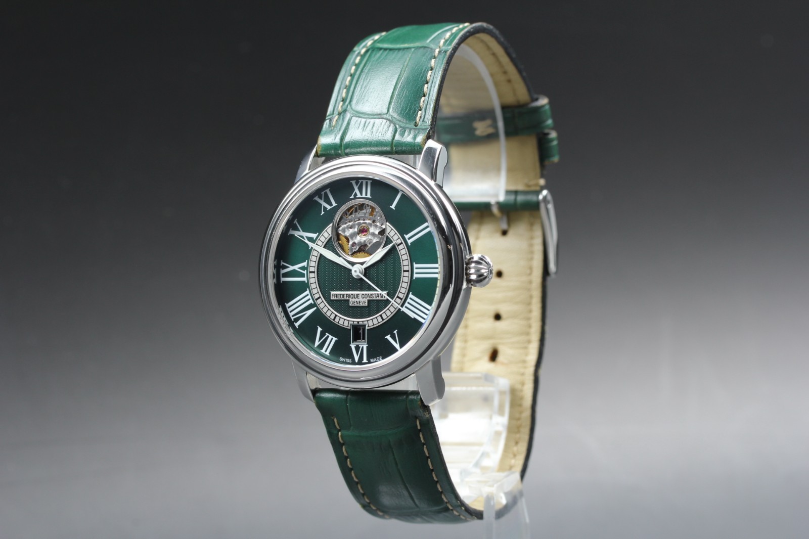 Frederique Constant FC-315DGS3P6 Limited Heart Beat Green Auto NEAR MINT w/ Box