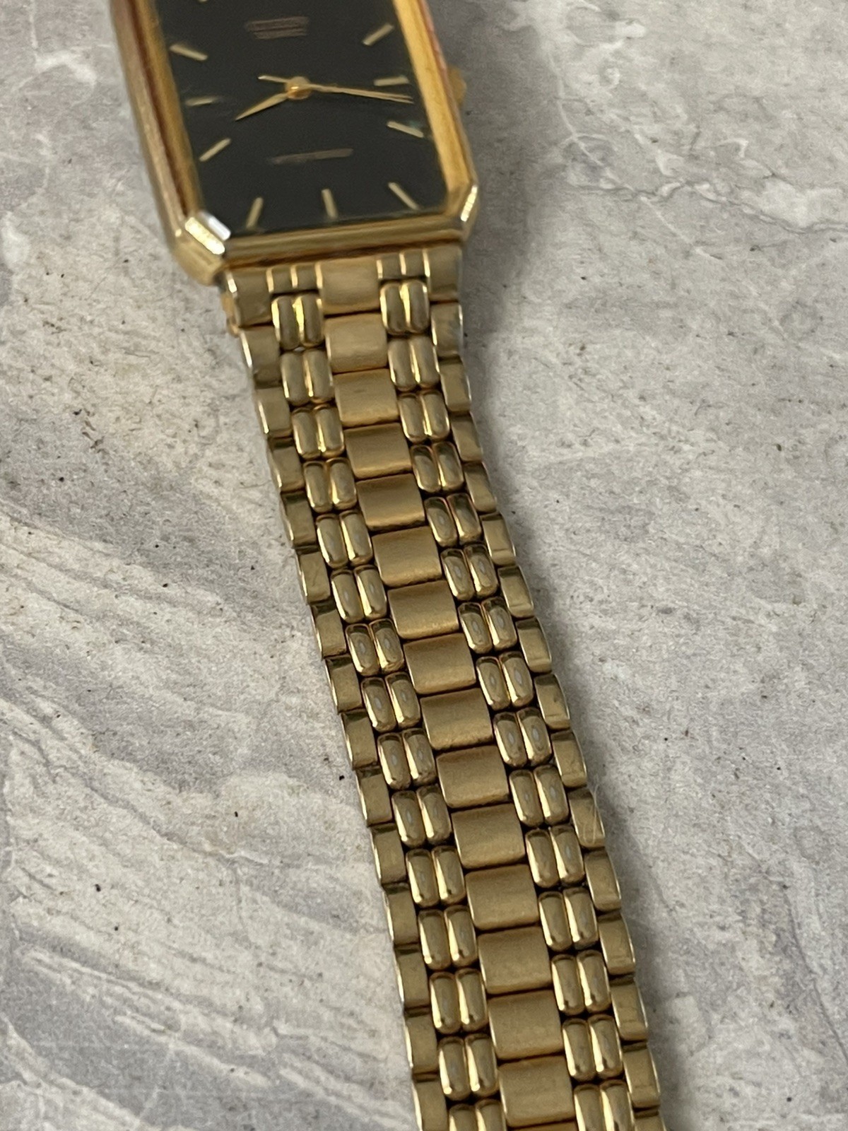 Citizen Men’s Watch 1032 -S71807 HSB Gold Tone 80’s Vintage Bracelet Tank – 924