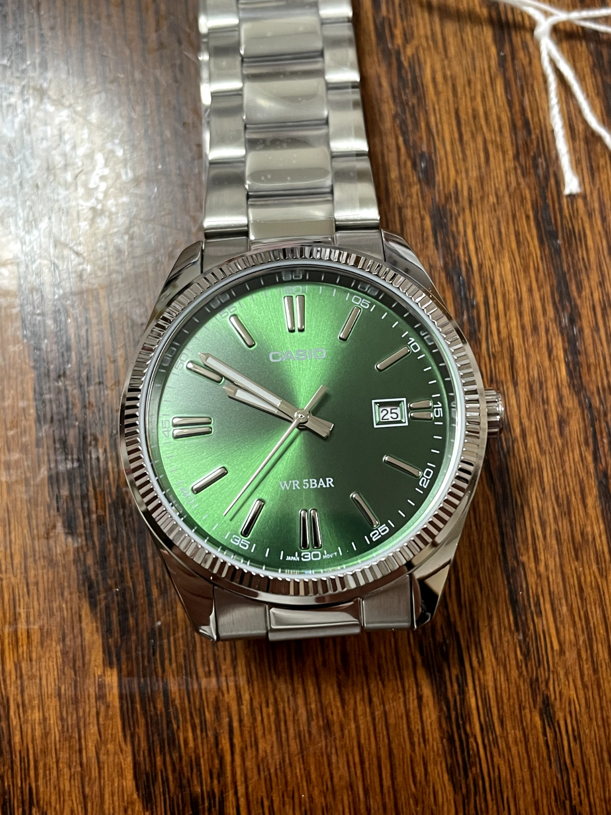 CASIO Collection MTP-1302D-3AJF Mens Watch Dark Green Dial Analog From Japan NEW