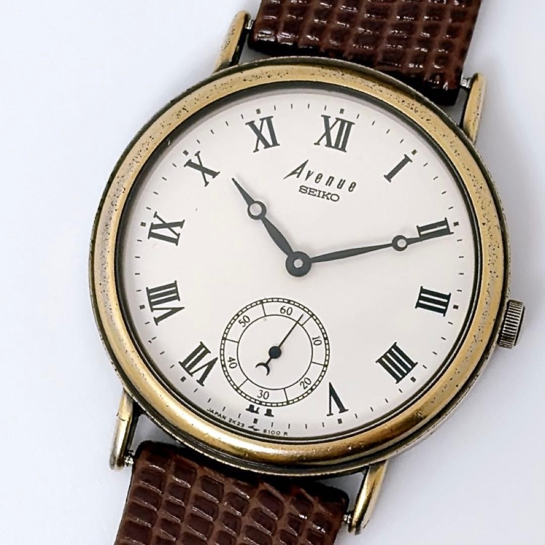 Seiko 2K23-6040 Avenue Small Second Quartz Wrist 15.5-19.5cm Watch