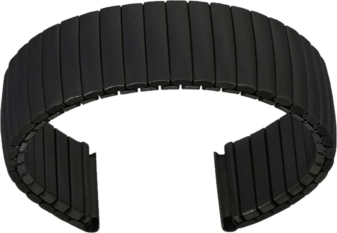 Stainless Steel Stretch Watch Band Expansion, No Buckle, Sleek Metal Finish
