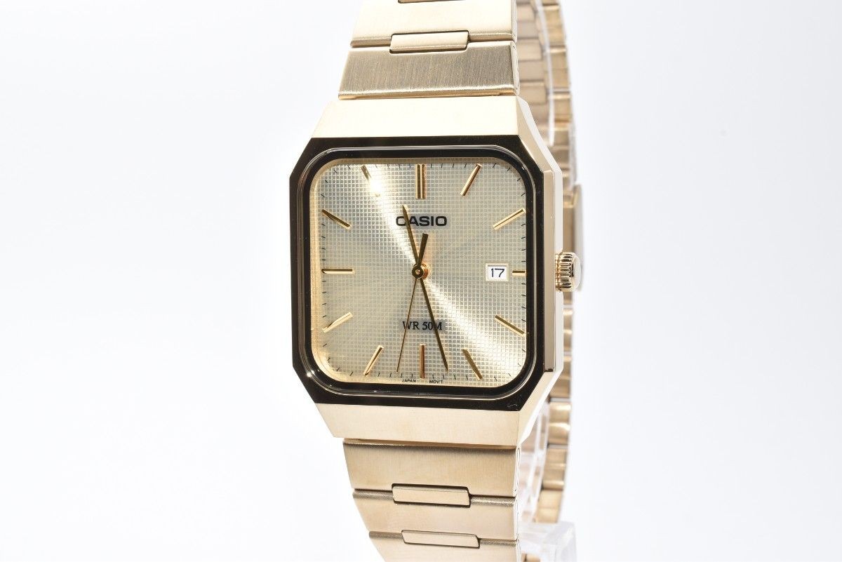 Excellent condition CASIO MTP B185G 9A Gold Watch