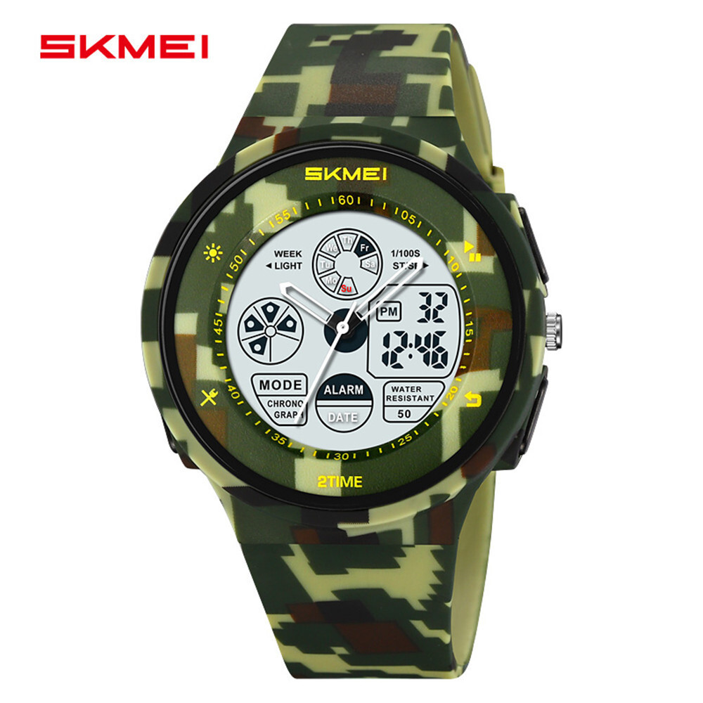 SKMEI Boy Watch Military Sport Wristwatch LED Digital Fashion Countdown Watches