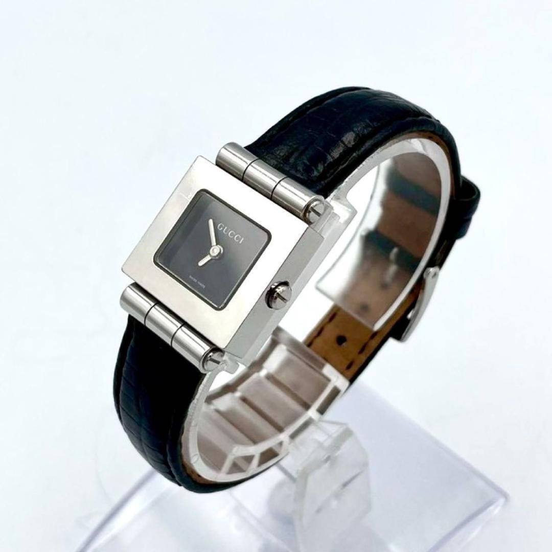 Gucci 600L Square Black Dial Quartz Watch Pre-Owned