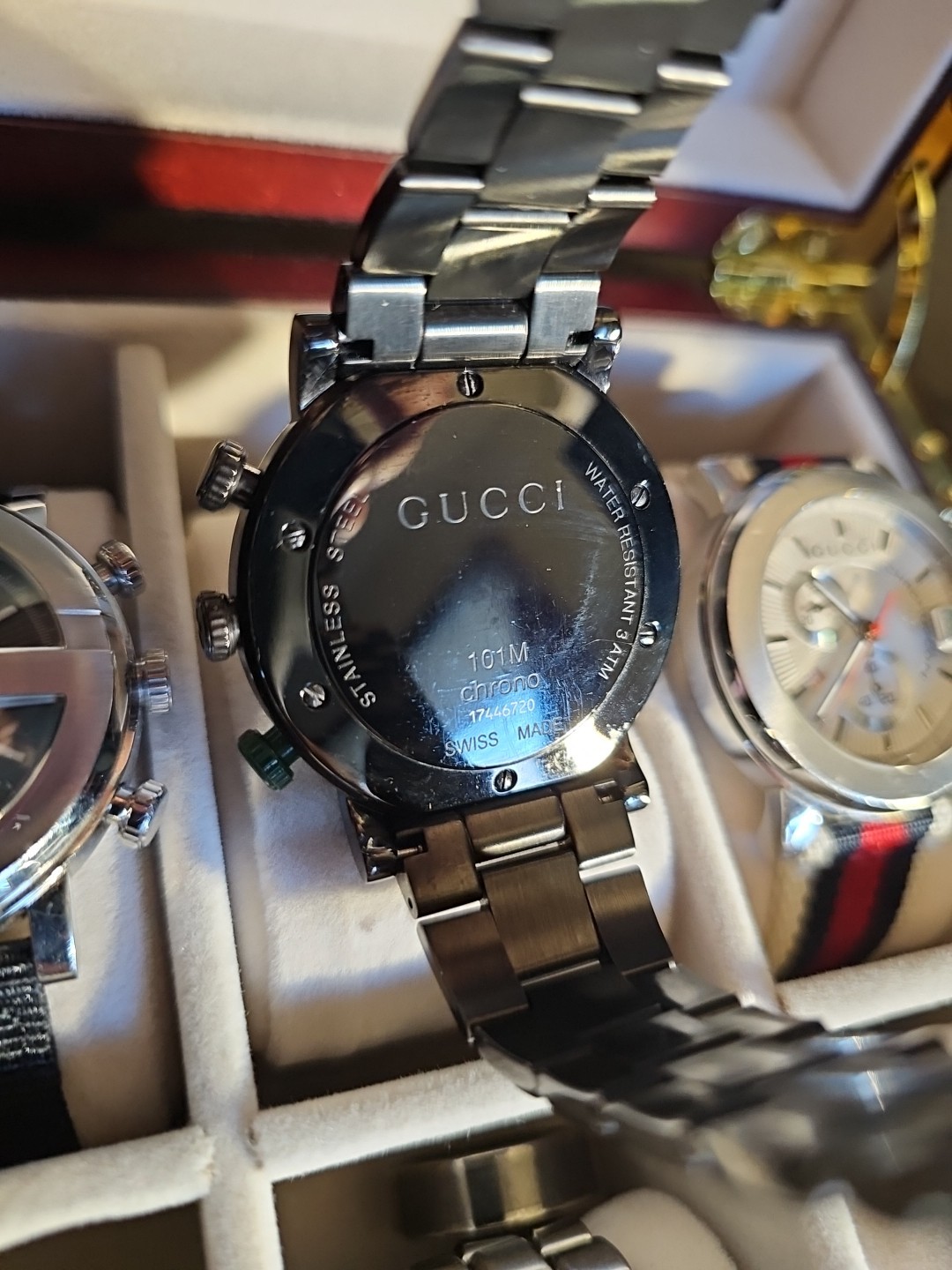 GUCCI G-Chrono 101M Black On Black Men’s Quartz Watch
