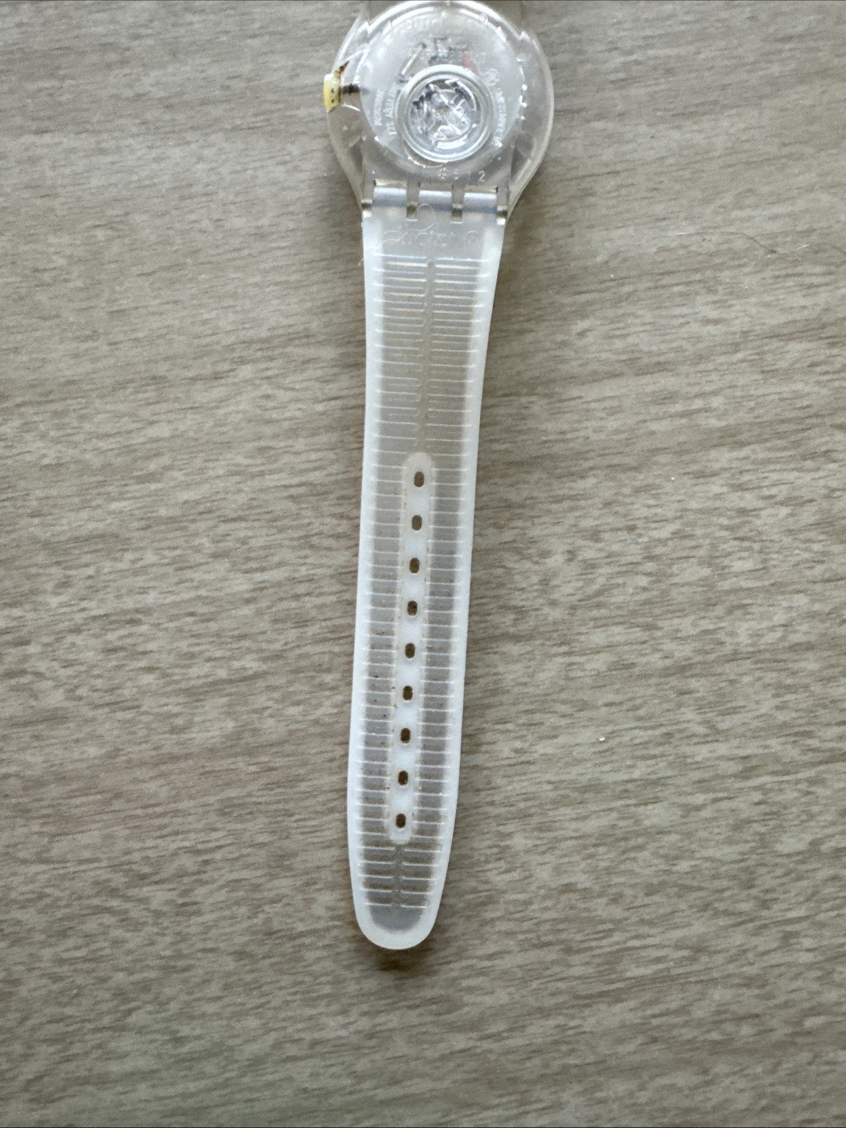 Swatch Watch Icy Area Jelly in Jelly White Y2K
