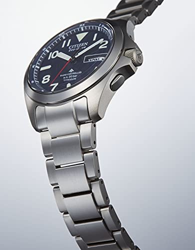 CITIZEN Wristwatch Promaster Radio-controlled solar AT6080-53L Men’s Silver Blue