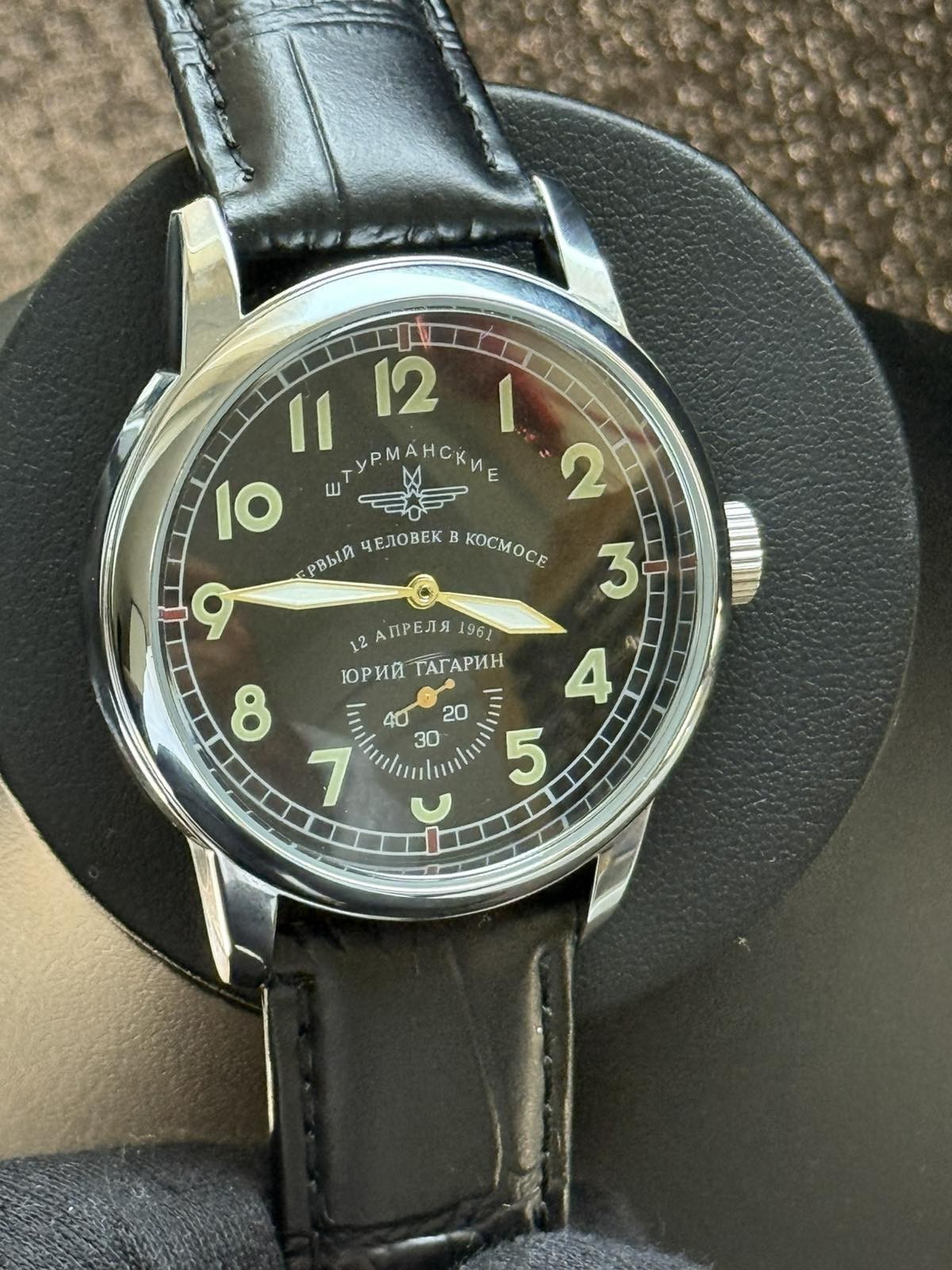 Pobeda Shturmanskie Yuri Gagarin Mechanical Watch USSR Soviet Military Vintage