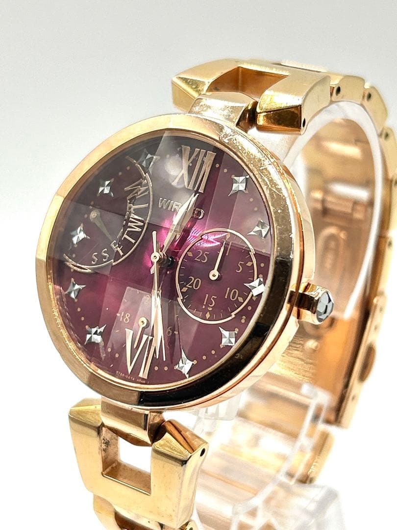 SEIKO WIRED 5Y66-0AM0 Women’s Quartz Watch Used