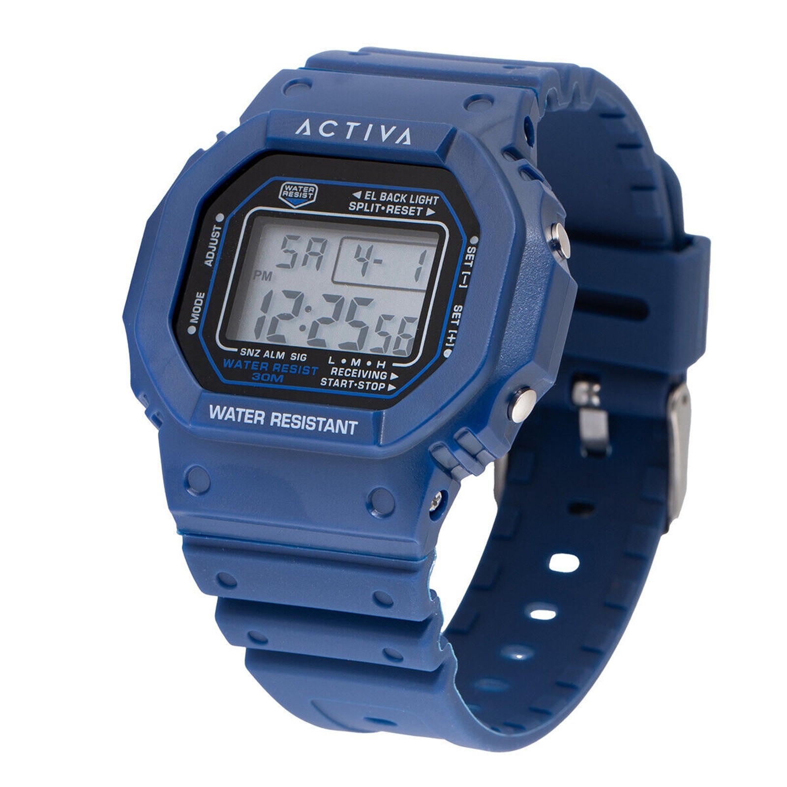 Activa Retro X Invicta Men’s Digital Watch 44.5mm Blue