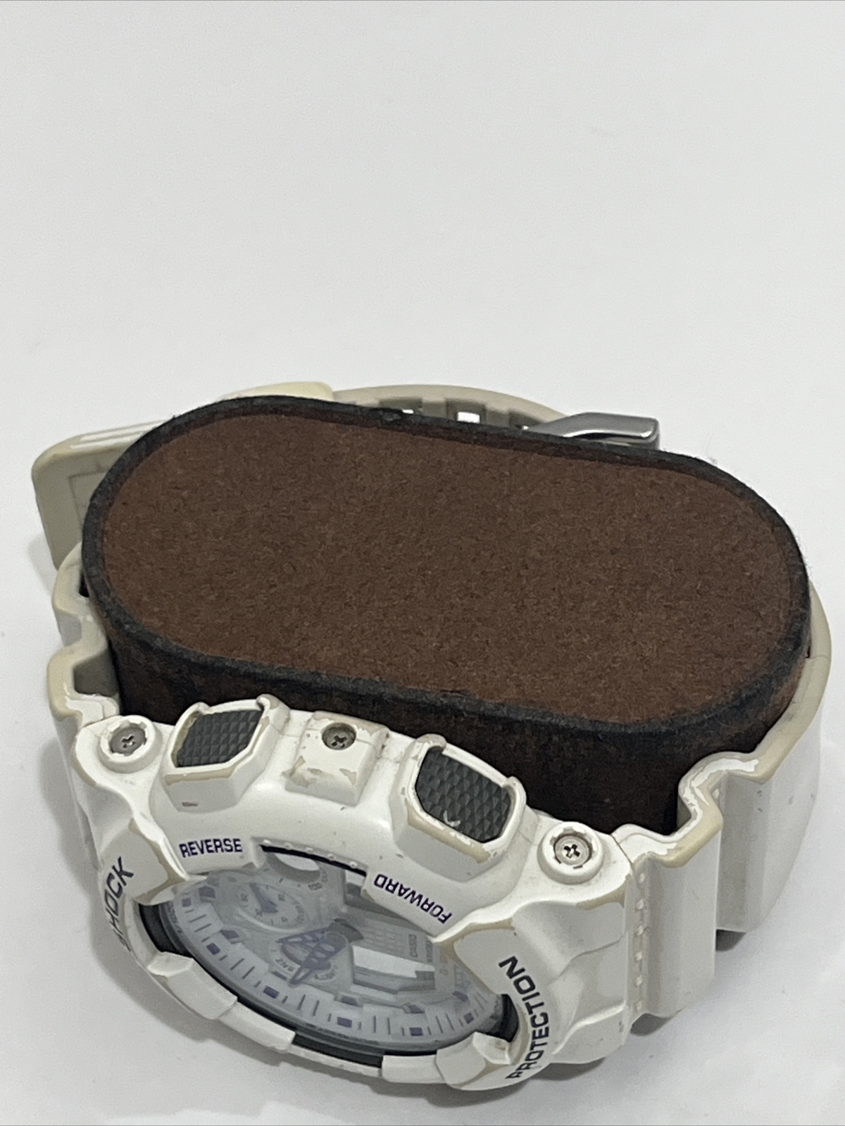 Casio G-shock 5081 GA-100A Water Resist 20BAR White Purple With New Battery!