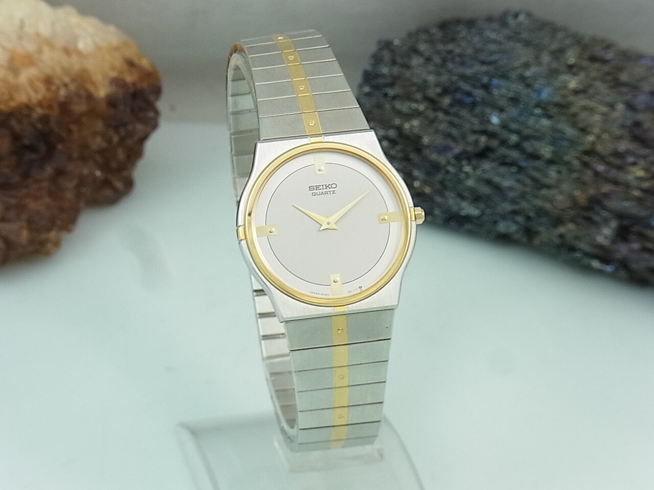 Seiko Quartz Men’s Watch Sgp Stainless Steel/Plated Ø Approx. 1 7/32in Cal.