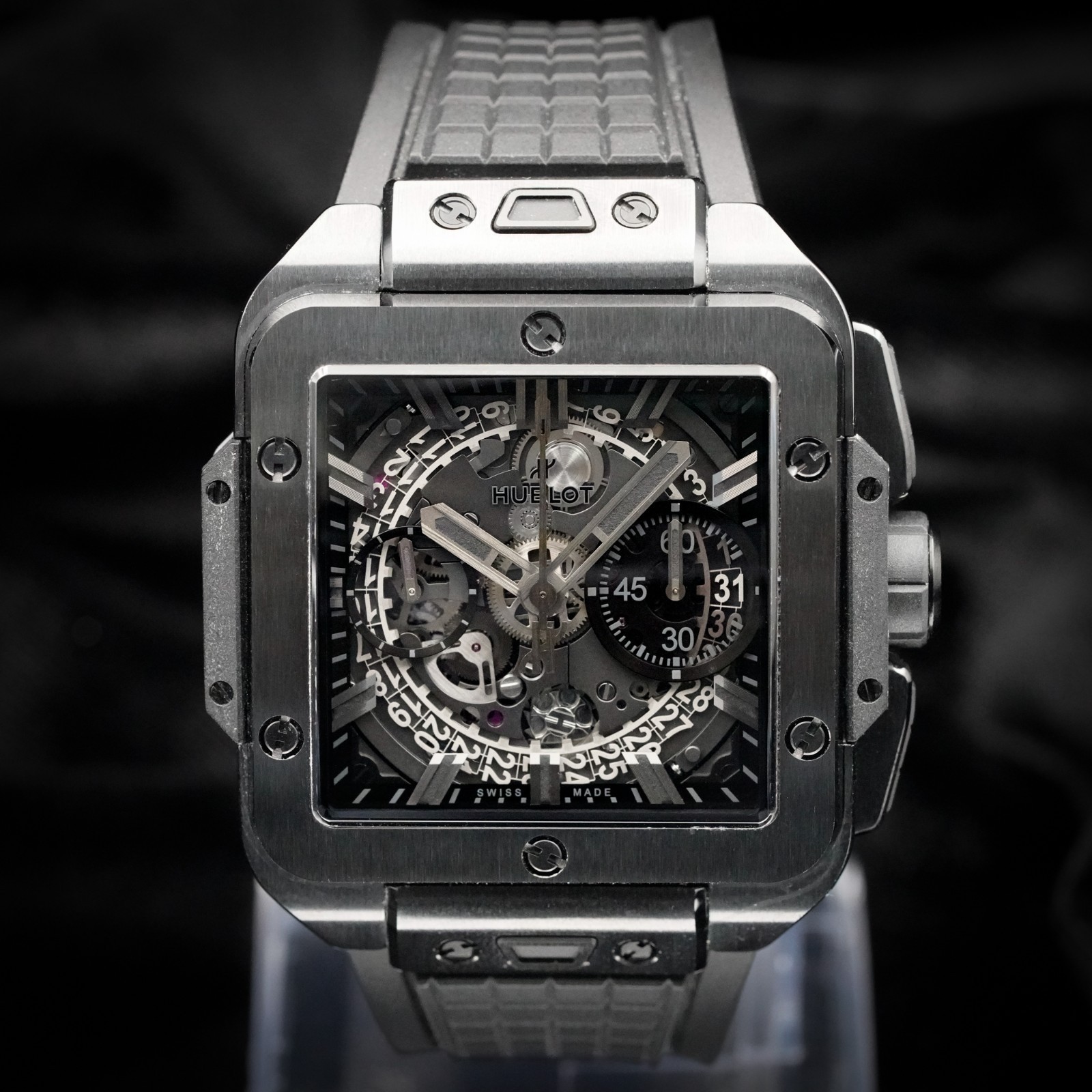 2023 Hublot Square Bang Unico “All Black” – Limited Edition Full Set #250/250