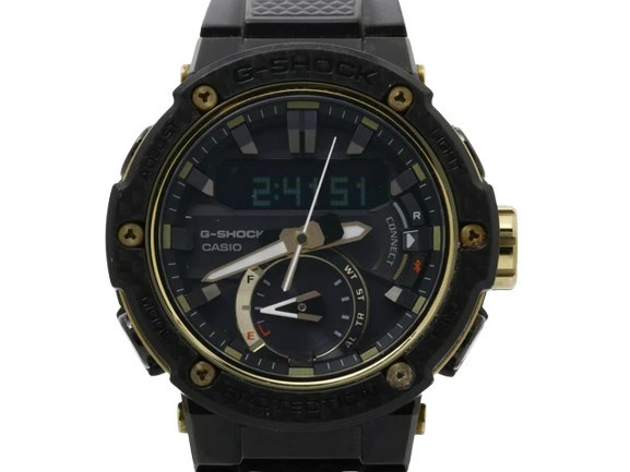 CASIO Wristwatch G SHOCK G Shock G STEEL GST B200X 1A9JF Black Carbon Stainless