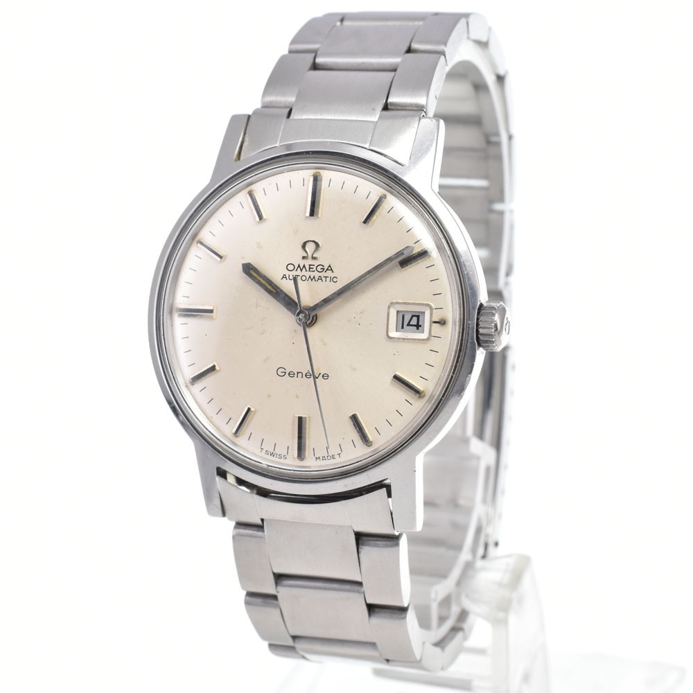 OMEGA Geneva 166.070 vintage Cal.565 Silver Dial Automatic Men’s Watch L#148145