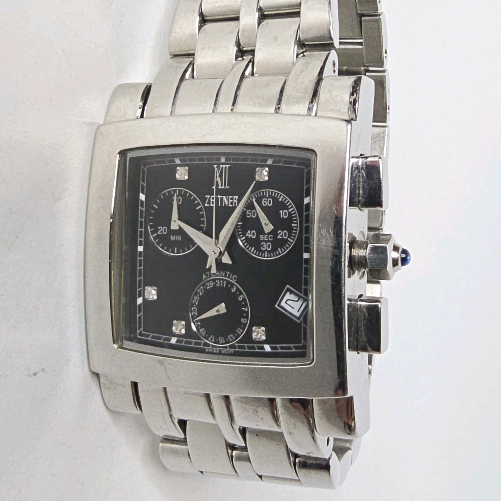 Zeitner Atlantic Quartz Chronograph Watch 32mm