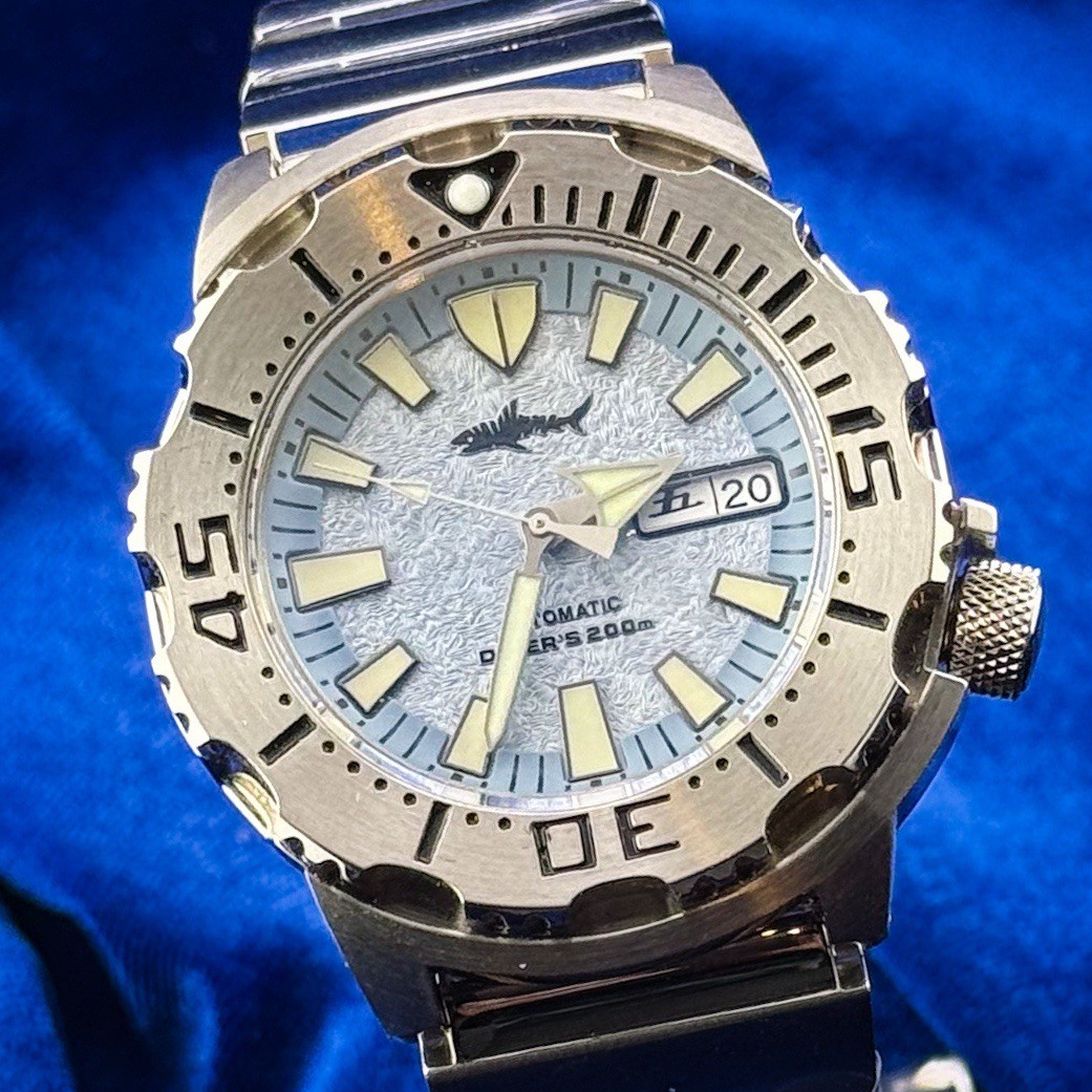 HEIMDALLR MONSTER Blue Frosted Dial MINT