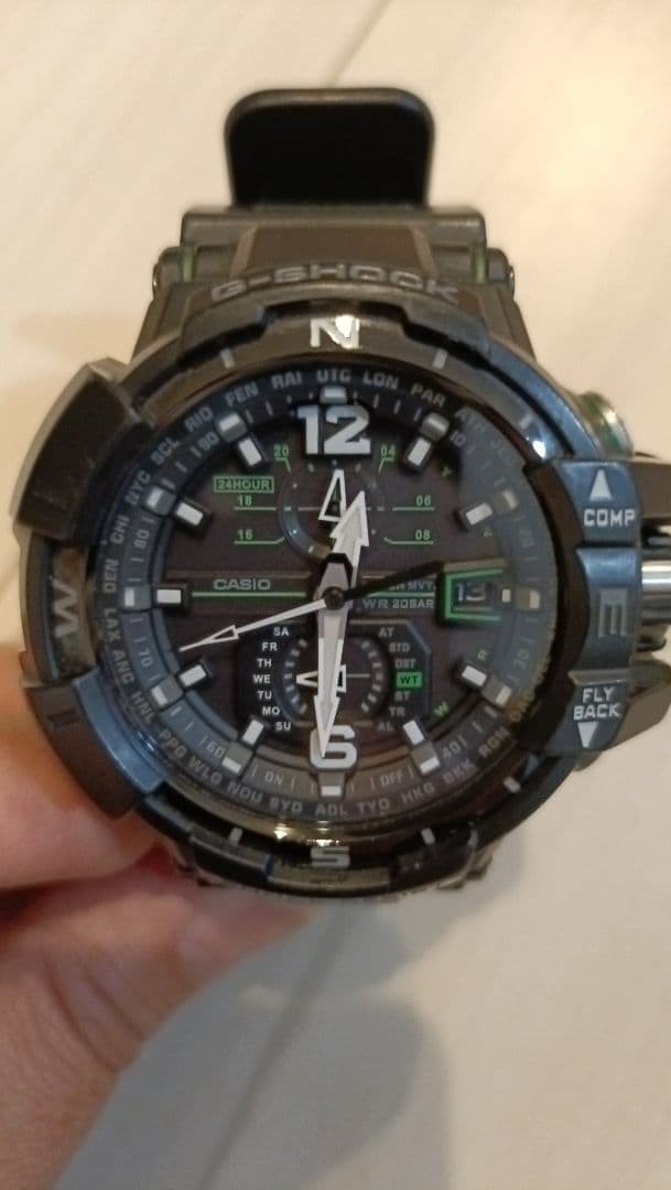 Casio G-Shock GW-A1100-1A3JF Gravitymaster Sky Cockpit Tough Solar Japan