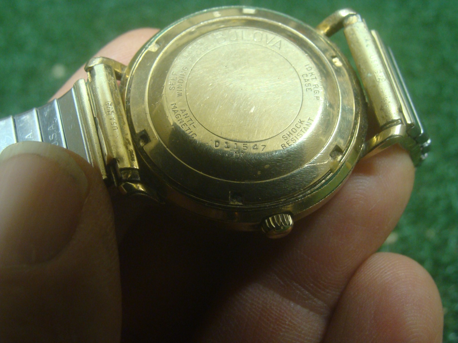 Vintage Bulova Mens M7 Self Winding Watch 10K RGP – WORKING – may need servicing