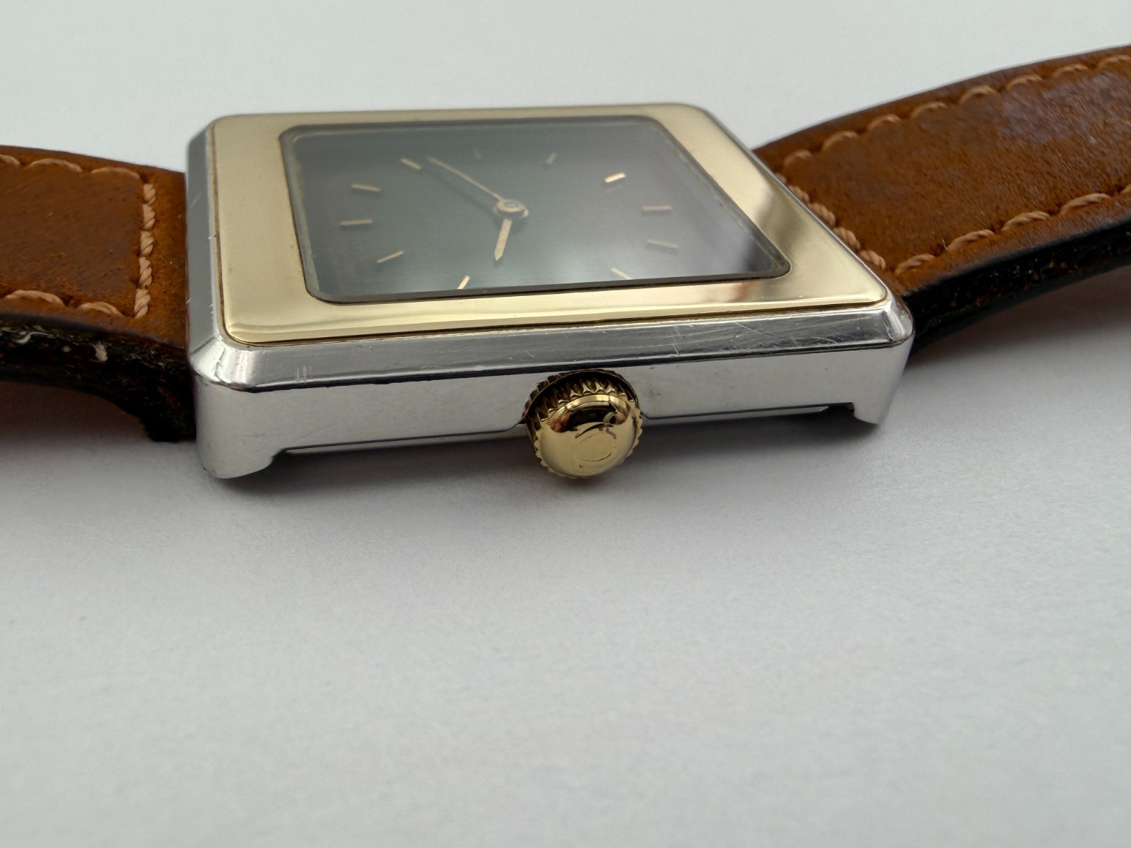 Vintage OMEGA De Ville Tank 511.0512 Steel & Gold Cal Ω 625 Manual Wind – 27 mm