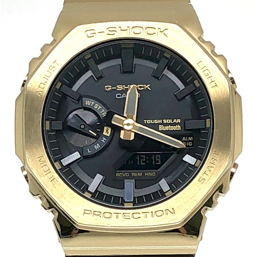 G-Shock GM-B2100GD-9A Full Metal Gold IP Solar Bluetooth Octagon From Japan