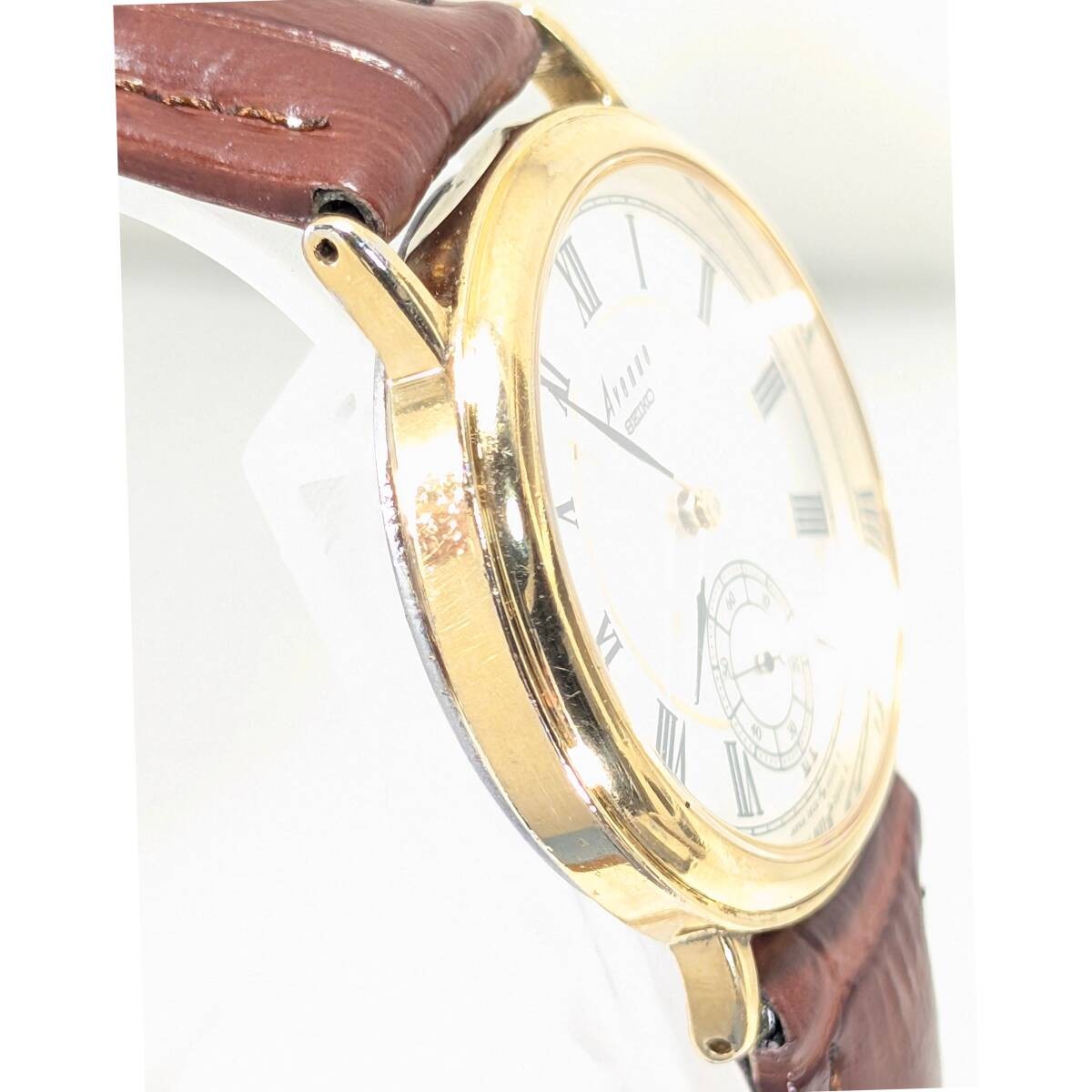 Seiko Avenue Quartz Replacement Band Men Watch Working Japan Import Dress Style
