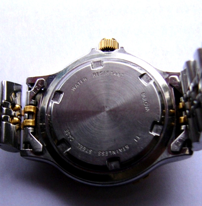 Bulova Watch Womens Marine Star 100 New Battery 90G12 P Vintage Runs Great