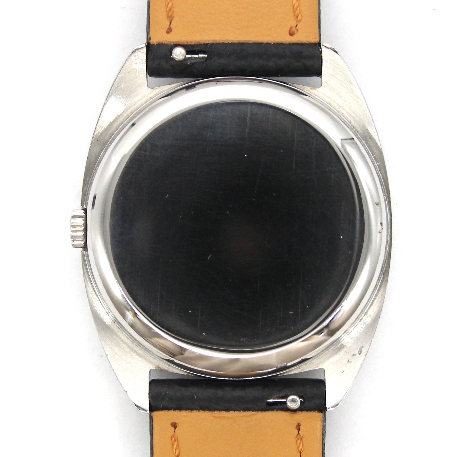 OMEGA De Ville Ref.162.045 Square 32mm Gray Auto Men Vintage 1970s JAPAN Z138