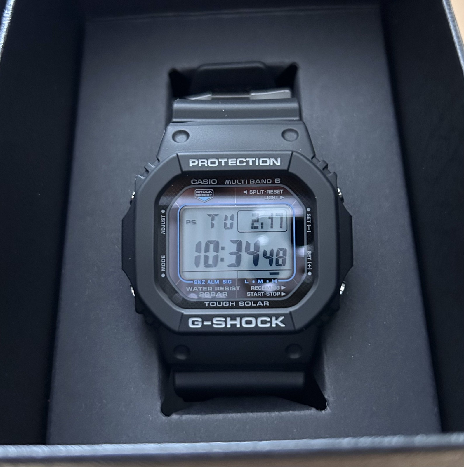NEW CASIO G-SHOCK 5600 GW-M5610U-1CJF Tough Solar Bluetooth Men’s Watch