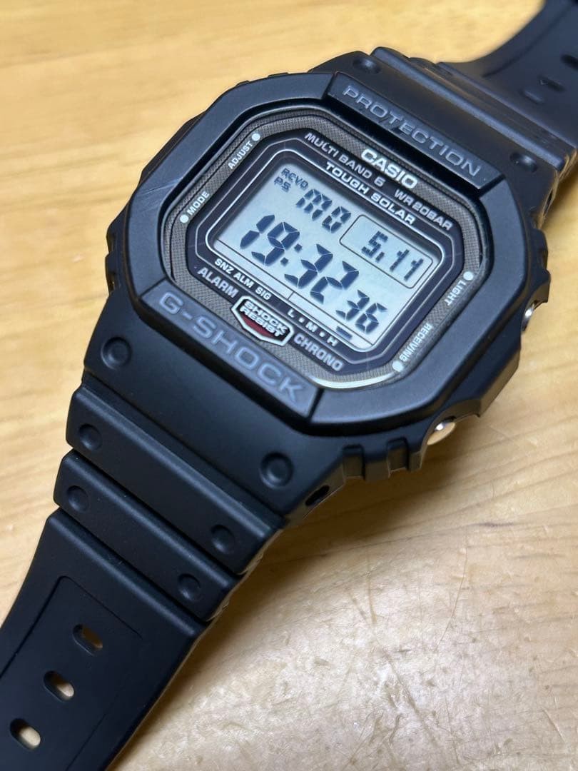 CASIO G-SHOCK GW-5000U Tough Solar Multiband 6 Screw Back Japan Watch Used
