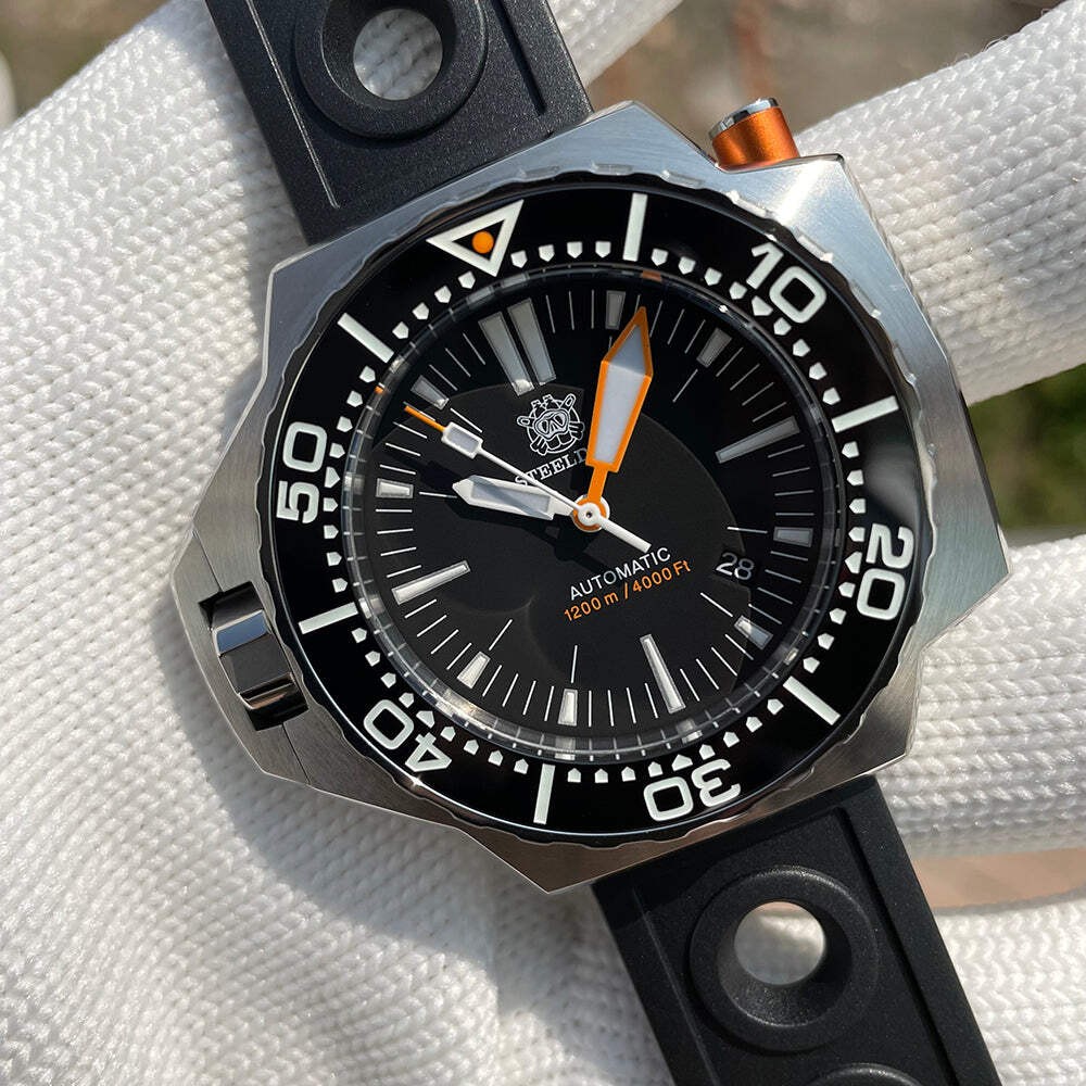 STEELDIVE SD1969 — 1200M NH35 Automatic Cushion-Case Dive Watch