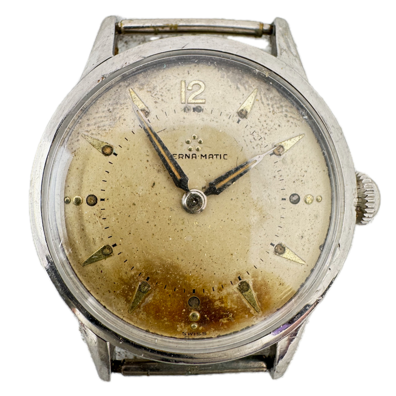 Vintage 33mm Eterna-Matic Classic 17j Men’s Automatic Wristwatch 1414U Swiss