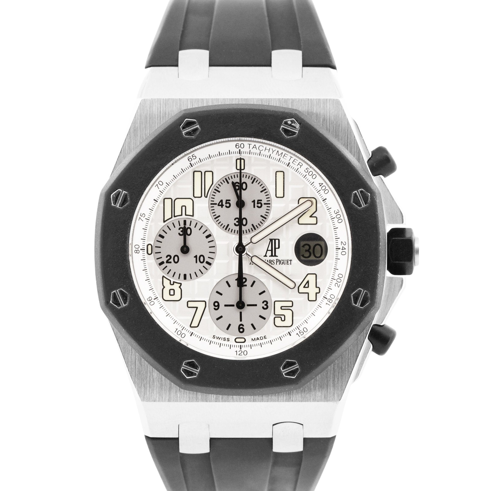 Audemars Piguet Royal Oak Offshore Chronograph WHITE 42mm Rubber 25940SK BOX