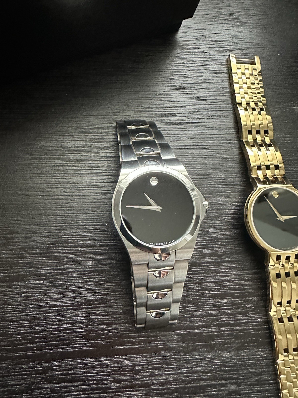 Movado Watches – Lot Of 4 Mens Movado Esperanza, Luno, Movado Bold
