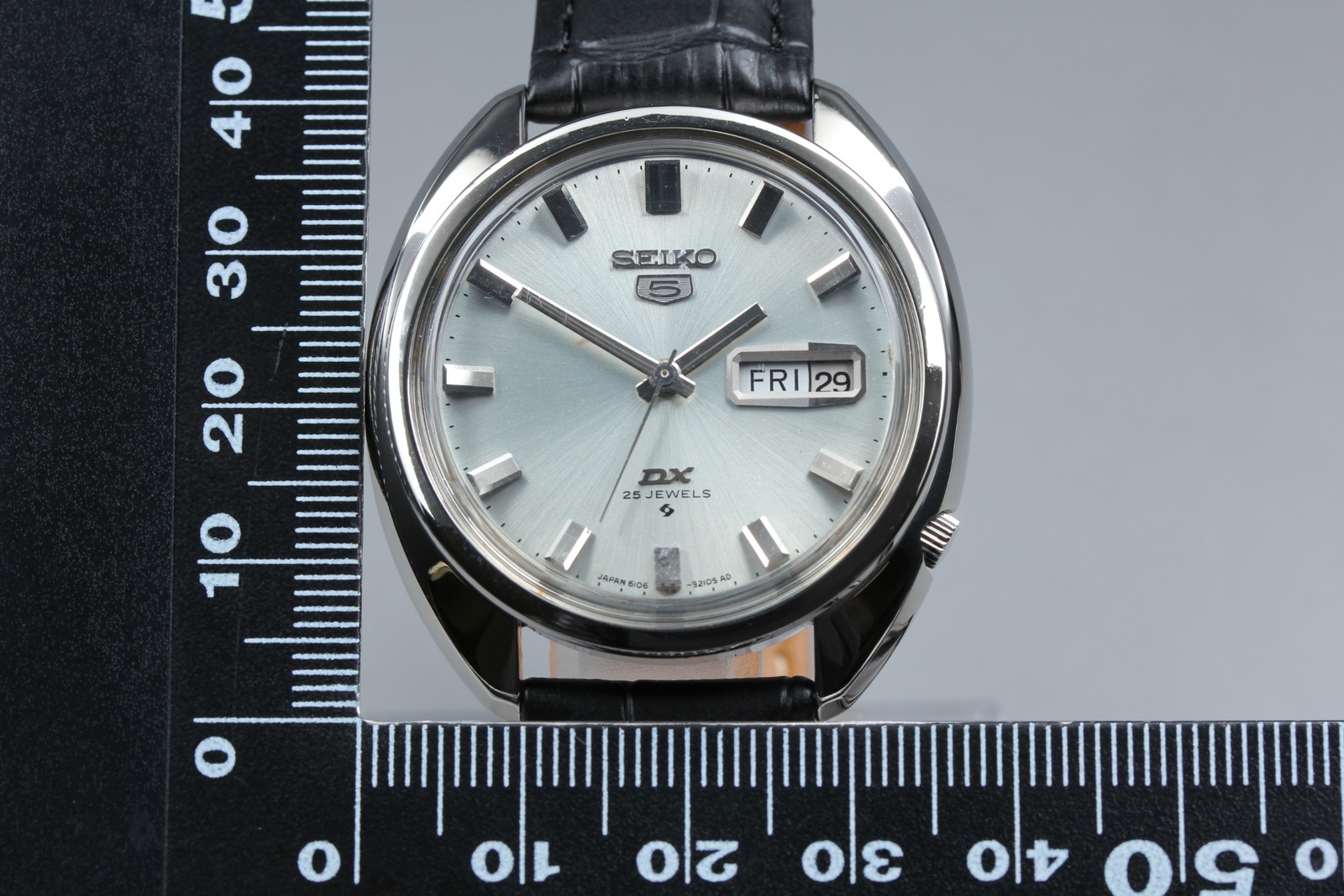 Seiko 5 DX 6106-8131 38mm Date Automatic 25Jewels Men’s Watch JAPAN 1968 Exc+5