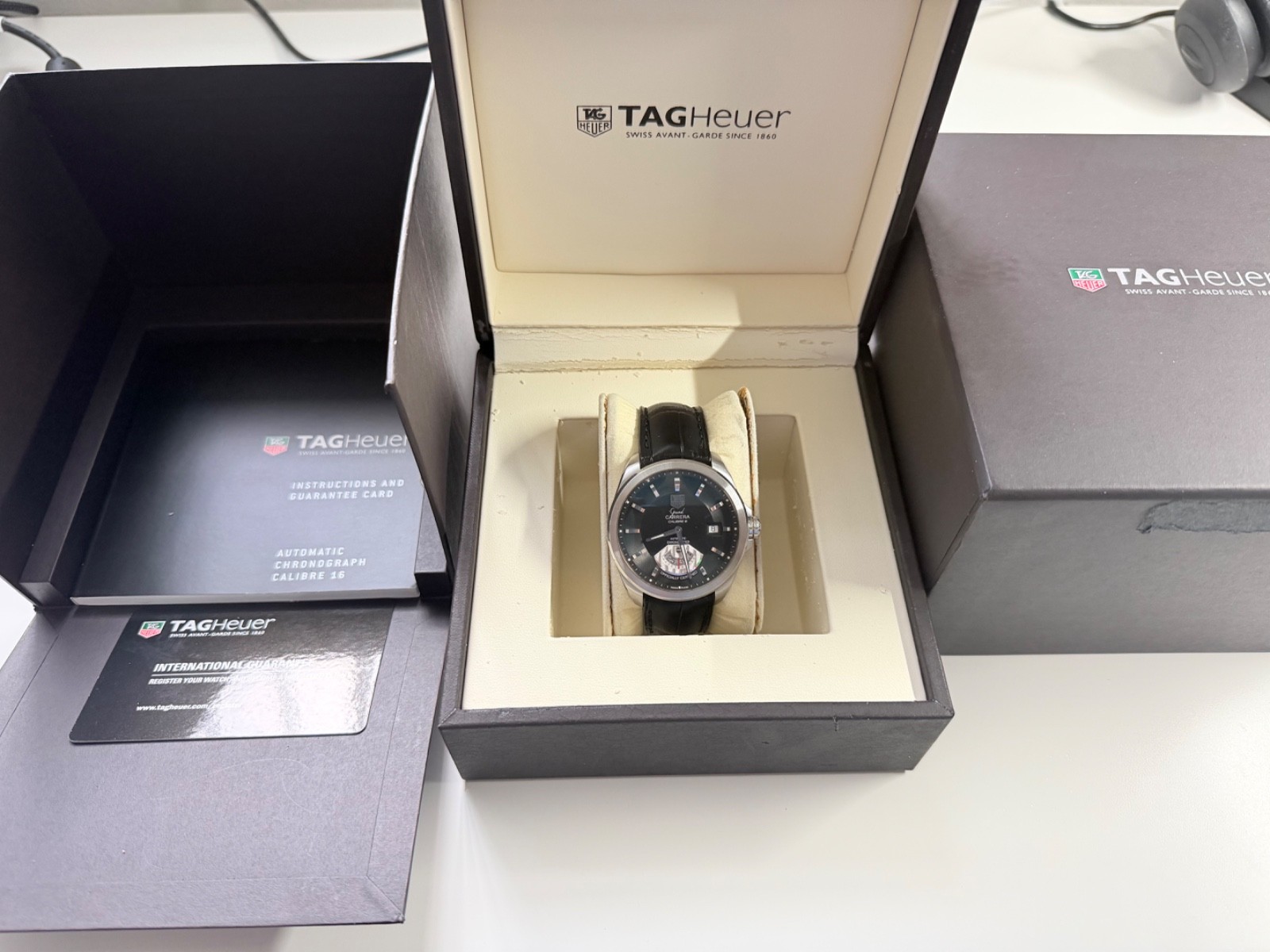 TAG Heuer Grand Carrera Calibre 6 RS Automatic Chronometer – FULL SET Box & Pape