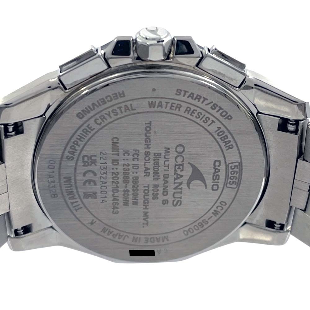 CASIO Oceanus Manta OCW-S6000-1AJF Black Men’s Used Watch #51020