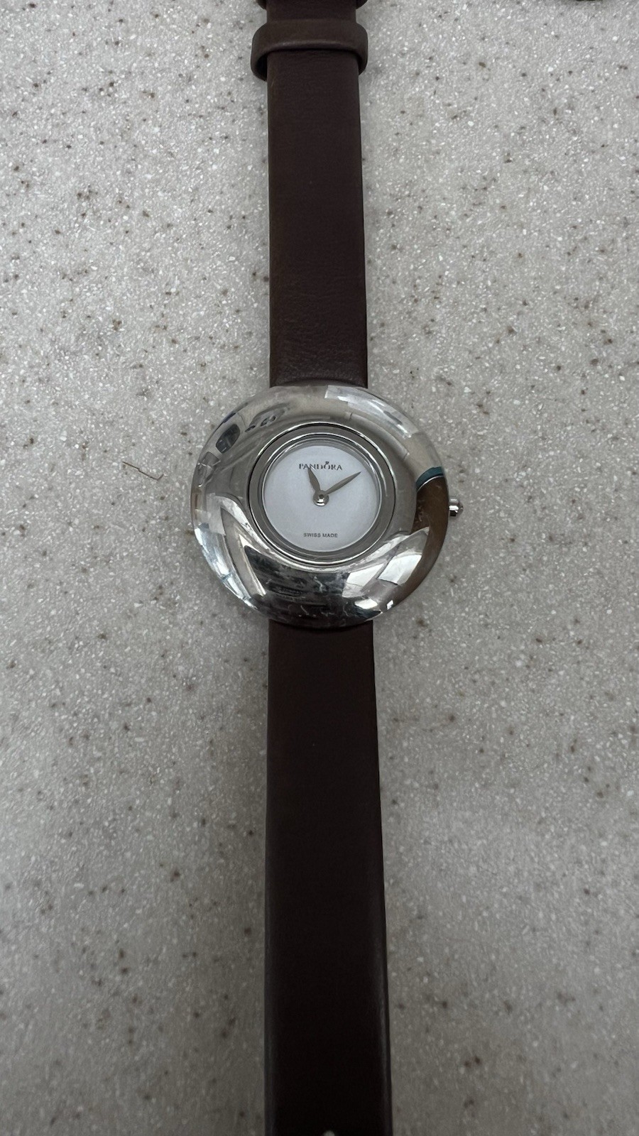 Pandora Icon Women’s Watch Swiss Made Brown Strap Sapphire Crystal