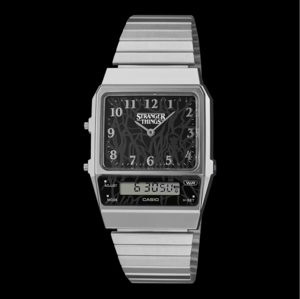 Casio G-SHOCK AQ-800EST-1AJR Stranger Things Silver US IN HAND SHIPS NOW