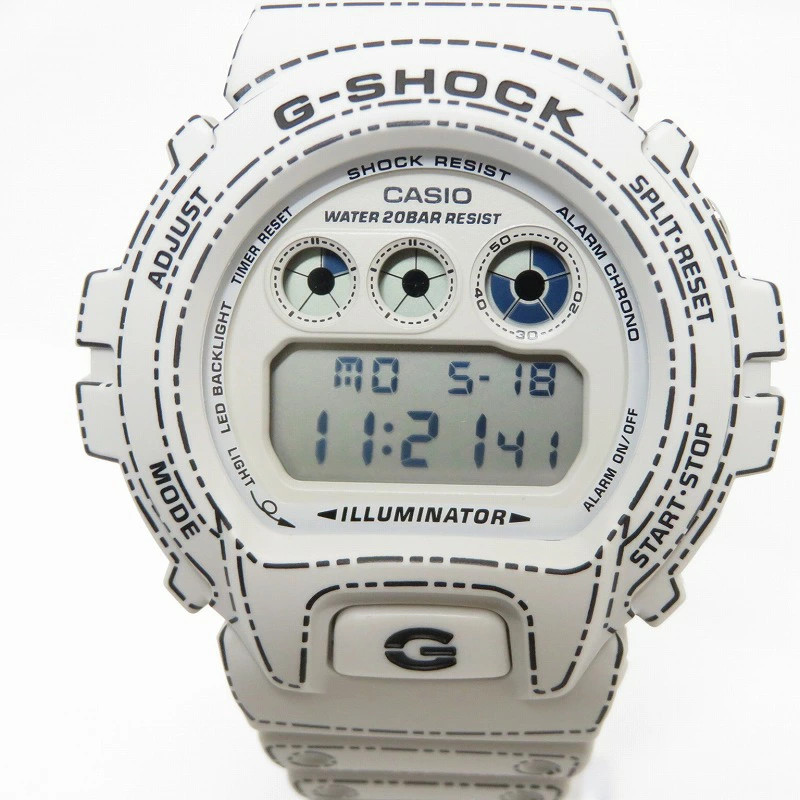 G-Shock DW-6900RGM-5JR White Unisex Digital Watch from Japan