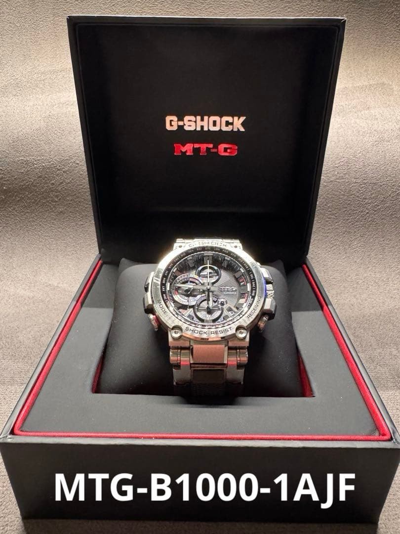 CASIO G-Shock MT-G MTG-B1000-1AJF Radio Solar Bluetooth Metal Resin Watch