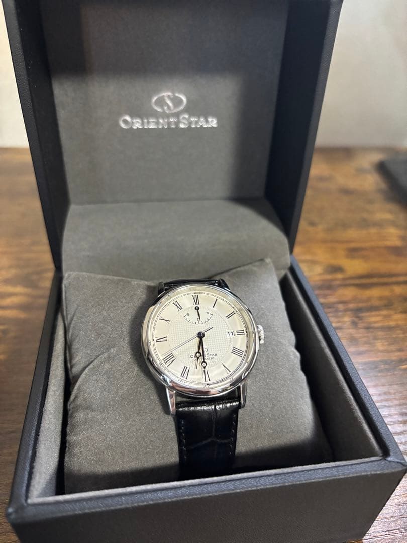 Orient Star Classic RK-AU0002S Black Dial 38.7mm Sapphire Manual Included Papers